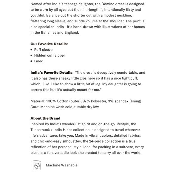 TUCKERNUCK X India Hicks Hibiscus Hill Toile Domino Dress Size XXS - Picture 11 of 14